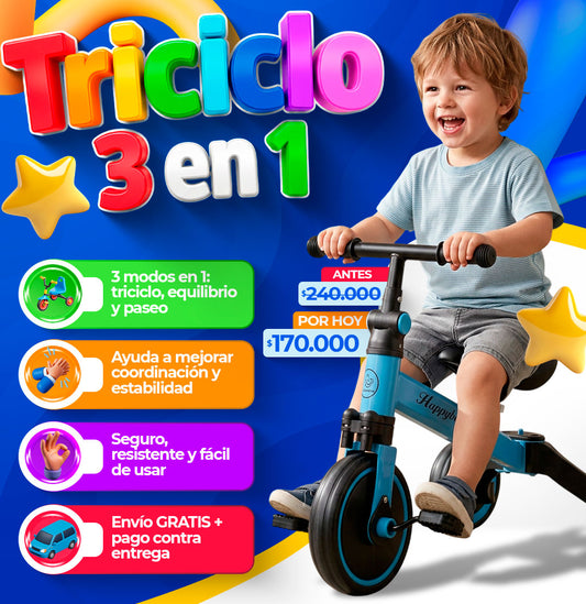 TRICICLO 3 EN 1